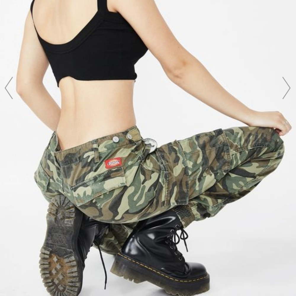 Dickies girls camo cargo jogger